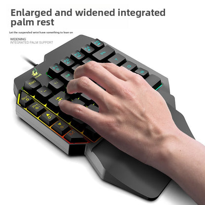 Single-hand Mechanical Gaming Keyboard