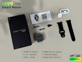 M99 Smart Watch 5G AMOLED HD Screen Wireless Charging Heart Rate Monitor