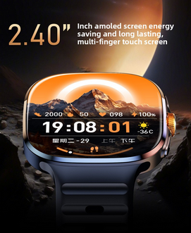 M99 Smart Watch 5G AMOLED HD Screen Wireless Charging Heart Rate Monitor