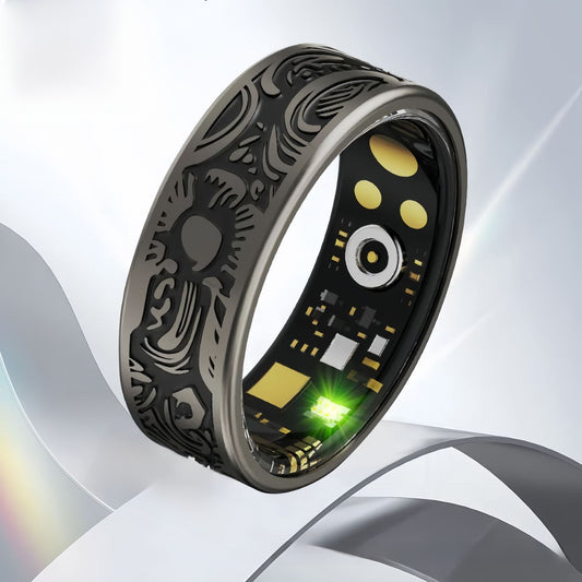 Smart Ring W9 Unisex Health Fitness Tracker Heart Rate Blood Oxygen Sleep Monitor